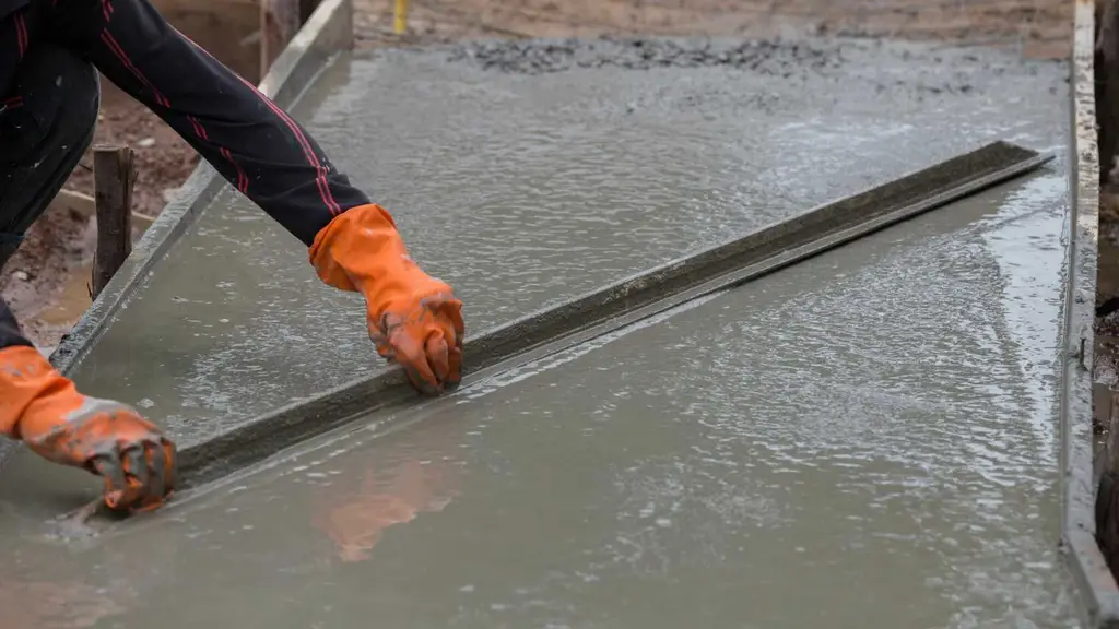Zandcementchape mengen en afreien